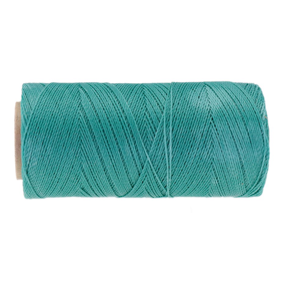 Linhasita Waxed Polyester Cord 05mm Green Turquoise 10m Bohemia Design